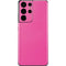 Pink Carbon Fiber Specialty Material Galaxy S21 Ultra 5G Skin